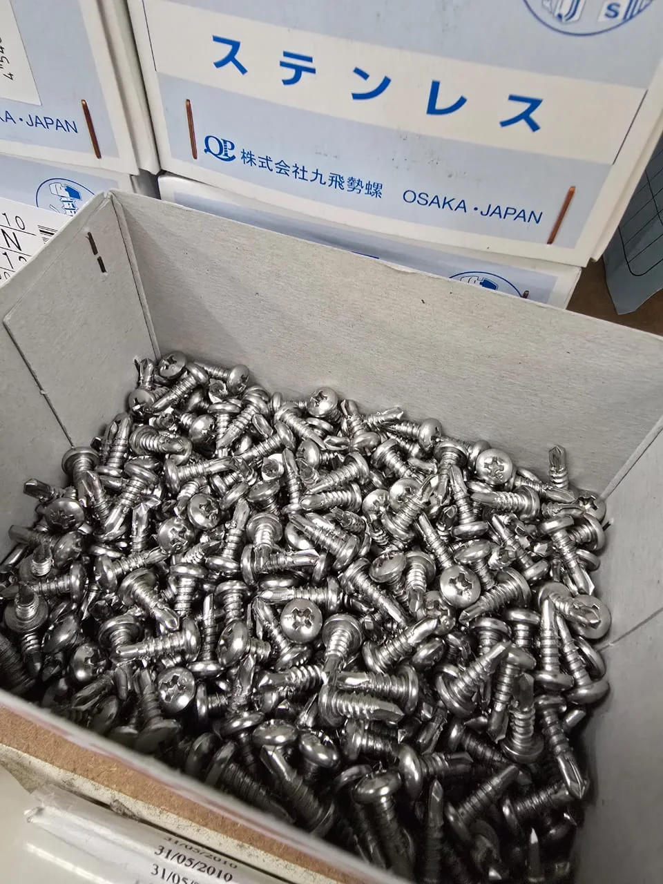 Japanese stainless fasteners